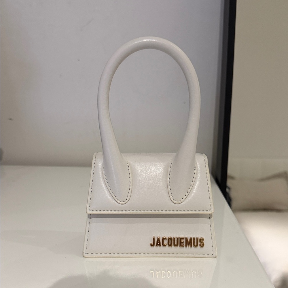 Jacquemus Elegant Cream Mini Bag
